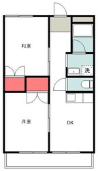 コーポ堀一の物件間取画像